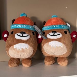 Winter Olympic plush mascots